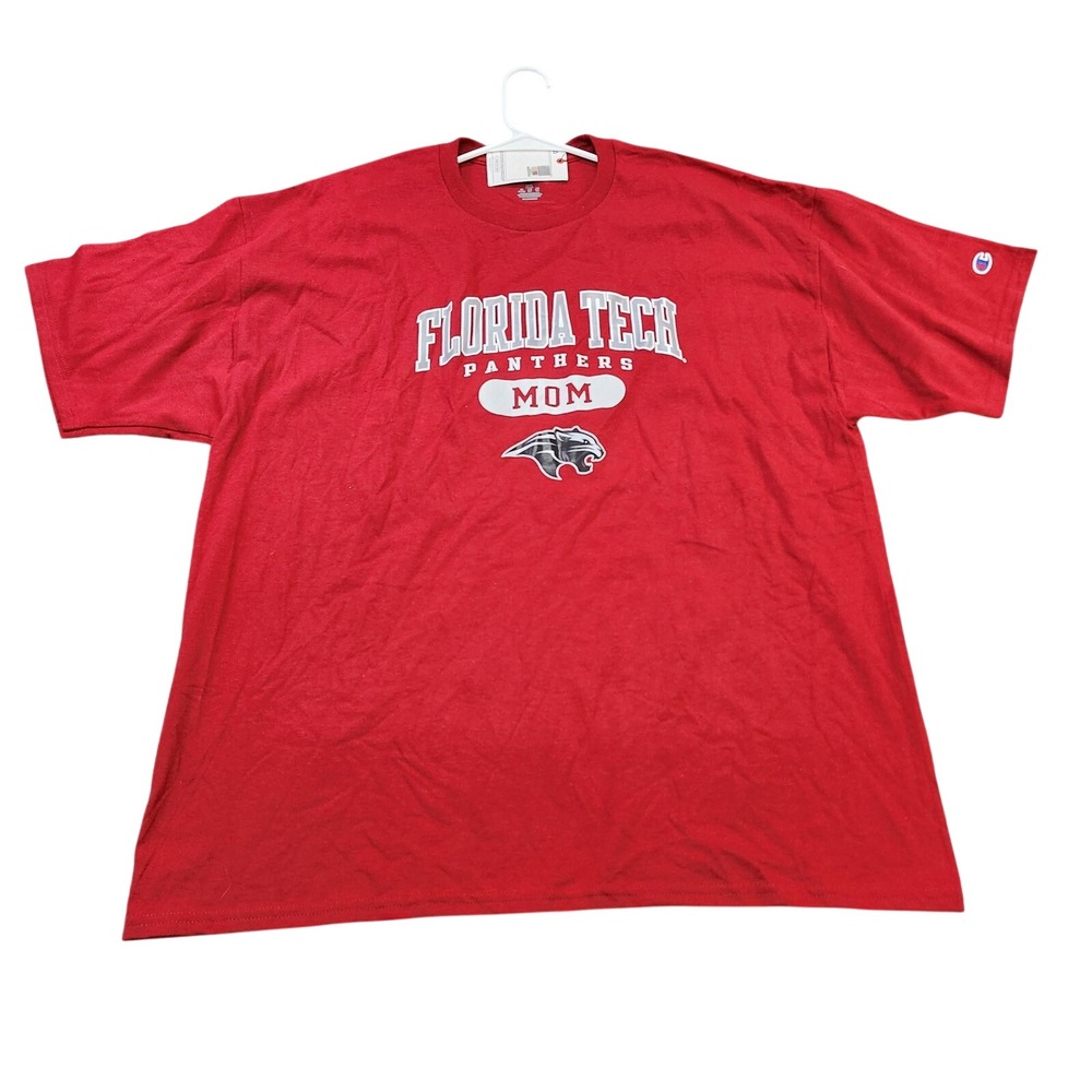 Florida Tech Panthers Shirt Womens 2XL Red NCAA College Champion Mom Tee